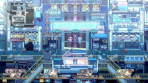 画像集 No.006のサムネイル画像 / PLAYISMの新作RPG「Orangeblood」を紹介。欲望渦巻く人工島を舞台に,汚れたお金と銃が大好きな少女たちの活躍を描く