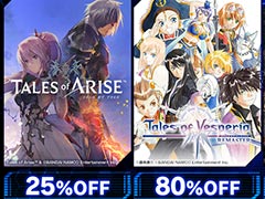 「テイルズ オブ アライズ」「エースコンバット7」などがお買い得。アソビストアgameで最大85%オフのSteamキーセールがスタート
