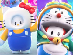 「Fall Guys」に「ハローキティ」や「ドラえもん」のコラボコスチュームが登場
