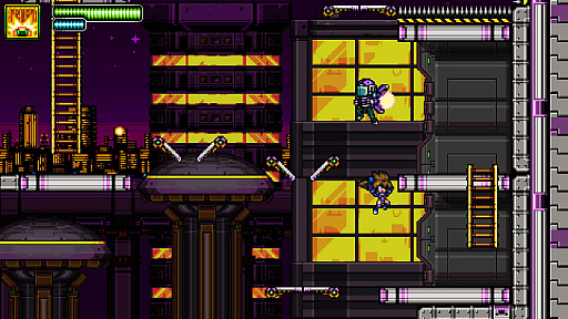 画像集 No.004のサムネイル画像 / サイボーグ少女を操作して戦うアクションゲーム「METAGAL」の配信が,ニンテンドーeショップで本日スタート
