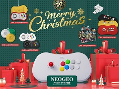 「NEOGEO Arcade Stick Pro」のクリスマス限定セットが発売決定。アクセサリーすべてに加え,NEOGEO30周年記念の特別アルバムが付属