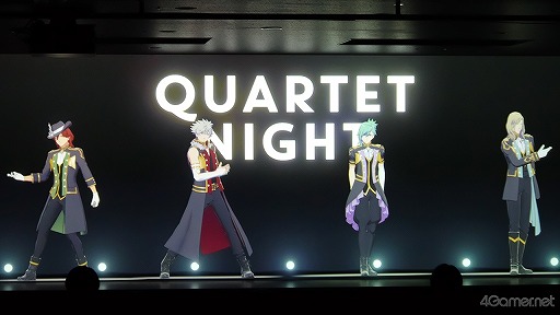 画像集#001のサムネイル/QUARTET NIGHTはそこにいた！　「CG STAR LIVE『QUARTET NIGHT LIKE A GAME』」開催に森久保祥太郎さんもニッコリ！　LOVEを感じたメディア先行体験会をレポート