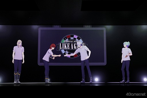 画像集#024のサムネイル/QUARTET NIGHTはそこにいた！　「CG STAR LIVE『QUARTET NIGHT LIKE A GAME』」開催に森久保祥太郎さんもニッコリ！　LOVEを感じたメディア先行体験会をレポート