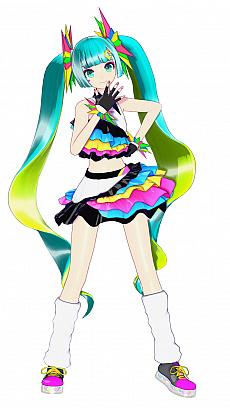 画像集 No.014のサムネイル画像 / 「初音ミク Project DIVA MEGA39’s」に,まふまふ氏の「ジグソーパズル」とみきとP氏の「ロキ」が収録。主題歌「Catch the Wave」のPVも公開