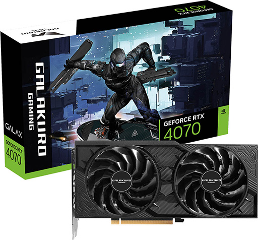 画像集 No.002のサムネイル画像 / 3年保証のGALAKURO GAMING製GeForce RTX 4070 Ti/4070/4060 Ti搭載カードが発売