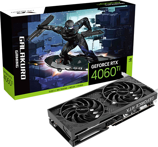 画像集 No.003のサムネイル画像 / 3年保証のGALAKURO GAMING製GeForce RTX 4070 Ti/4070/4060 Ti搭載カードが発売