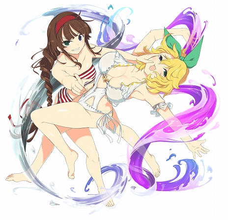 画像集 No.009のサムネイル画像 / 「神田川 JET GIRLS」,特典DLCキャラクター「雪泉&飛鳥」のプレイ動画&「閃乱カグラ」コラボDLCキャラクター10名のサンプルボイスも公開