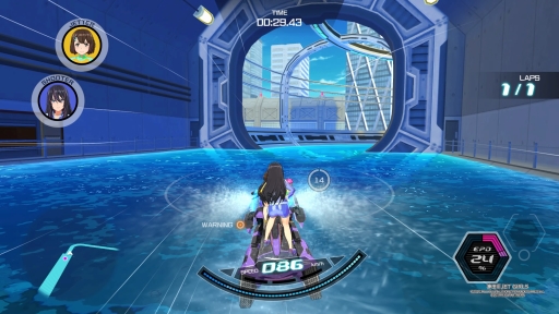 画像集 No.026のサムネイル画像 / 「神田川 JET GIRLS」を先行プレイ。本格的な水上ジェットレースと,健康的な魅力あふれる美少女たちの物語が楽しめる新作アクションレース