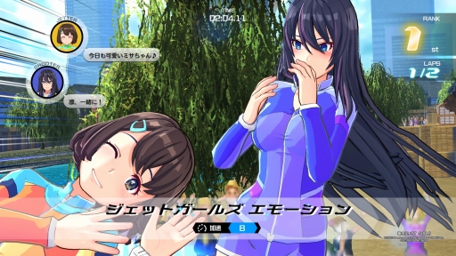 画像集 No.030のサムネイル画像 / 「神田川 JET GIRLS」を先行プレイ。本格的な水上ジェットレースと,健康的な魅力あふれる美少女たちの物語が楽しめる新作アクションレース