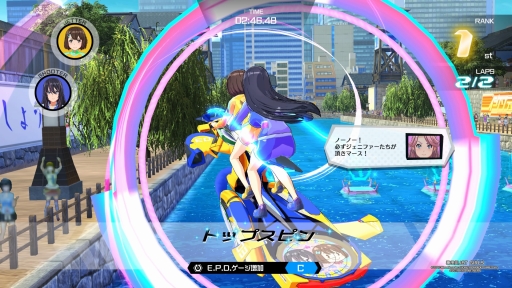 画像集 No.031のサムネイル画像 / 「神田川 JET GIRLS」を先行プレイ。本格的な水上ジェットレースと,健康的な魅力あふれる美少女たちの物語が楽しめる新作アクションレース