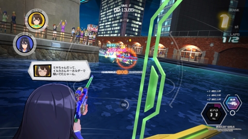 画像集 No.034のサムネイル画像 / 「神田川 JET GIRLS」を先行プレイ。本格的な水上ジェットレースと,健康的な魅力あふれる美少女たちの物語が楽しめる新作アクションレース