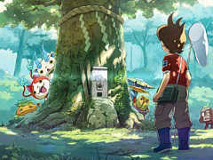 Switch用「妖怪ウォッチ1」,妖怪ウォッチを手に入れる直前のシーンを描いた新たなイメージイラストが公開