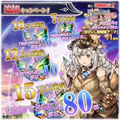 画像集 No.005のサムネイル画像 / 「メモリアルレコード」の事前登録が5万人を達成。プレゼント企画第2弾を開催