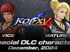 冷淡な現実主義者のマチュア,極めて残忍で冷酷なバイスが「THE KING OF FIGHTERS XV」に参戦。2024年12月に同時配信