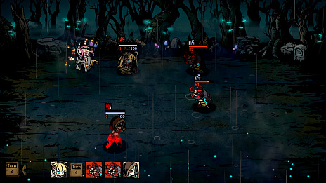 画像集 No.006のサムネイル画像 / ローグライクRPG「MISTOVER」のゲームシステムが公開。ターン制のダンジョンやコマンド選択バトル，宝箱・ワナ・草むらなど