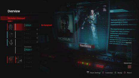 画像集#004のサムネイル/「バイオハザード レジスタンス」に新マスターマインド「ニコライ・ジノビエフ」が実装。生物兵器として追跡者「ネメシス」が使用可能