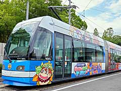「桃太郎電鉄」と岡山市がタイアップした“デストロイ号降臨!? 桃太郎のまちを取り戻せ!! in 岡山市”,本日スタート
