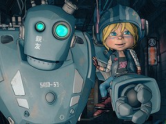 サイバーパンクな世界で孤児の少女とロボットの友情を描く。アドベンチャーゲーム「ENCODYA」がクラウドファンディングの目標額を達成