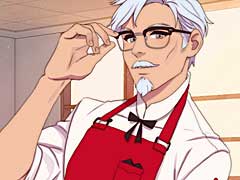 ケンタッキーフライドチキンの恋愛シミュレーション「I Love You, Colonel Sanders! A Finger Lickin’ Good Dating Simulator」が9月24日にリリース。カーネル・サンダースがイケメンに変身
