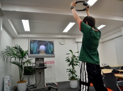画像集 No.056のサムネイル画像 / Switchで理想のカラダづくり。ゲームを楽しみながら無理なく運動できる「リングフィット アドベンチャー」先行体験レポート