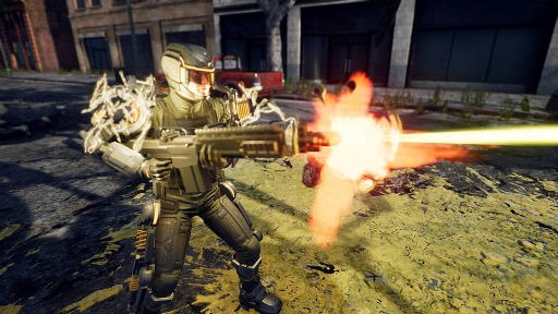 画像集 No.034のサムネイル画像 / PC版「EARTH DEFENSE FORCE: IRON RAIN」がSteamでリリース。全武器とコスチュームがセットになったバンドルも同時配信