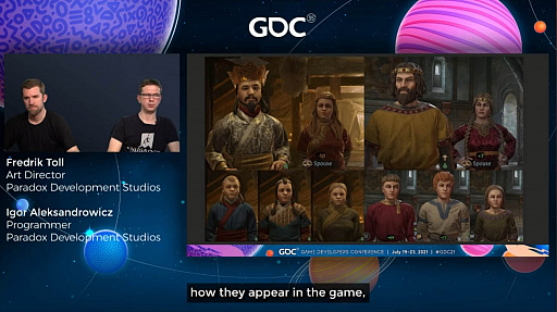 #013Υͥ/GDC 2021ϡCrusader Kings IIIפΡȰɥƥȥ饯եåμưˤĤơѤȥȤξ̤