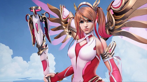 画像集 No.005のサムネイル画像 / 大人気スキン「ピンク・マーシー」が約6年ぶりに復活。「オーバーウォッチ 2」，乳がん研究財団BCRFとのキャンペーンを6月26日から開催