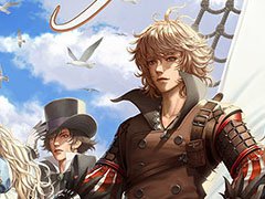 「Granado Espada M」のアートワークが公開に。船のデッキに立つ男女10名のキャラクターたちの姿を確認できる