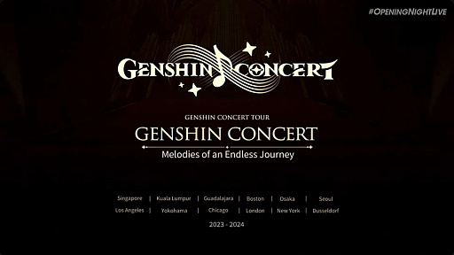 画像集 No.001のサムネイル画像 / 「原神コンサート Melodies of an Endless Journey」，2023年～2024年にかけて世界12都市で開催決定。日本は大坂・横浜公演