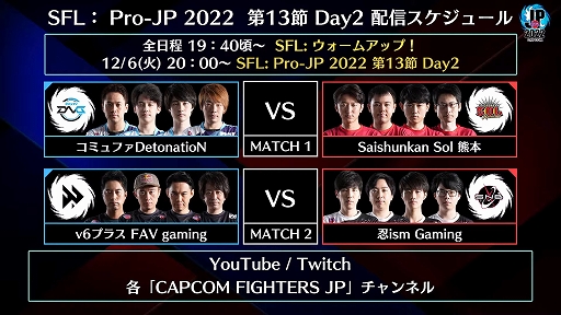 画像集 No.008のサムネイル画像 / 「ストリートファイターリーグ: Pro-JP 2022」 第13節Day1結果の速報が公開に