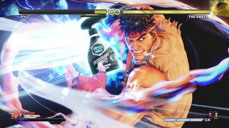 画像集#007のサムネイル/消臭剤のリセッシュが「ストリートファイターV」とコラボ。コラボ動画“撃破動拳”篇が公開