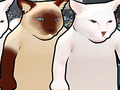 いざという時は目からビームも。「Fight of Animals」,だるんと伸びた胴を持つ新動物「スレンダーキャット」が本日実装