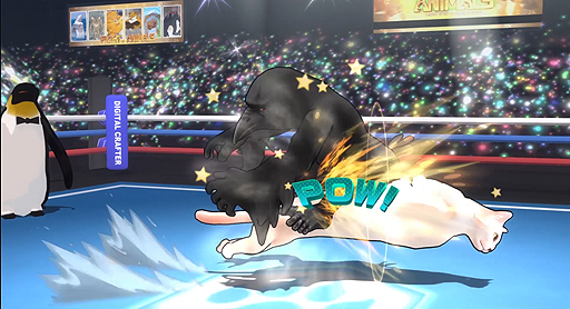画像集#004のサムネイル/いざという時は目からビームも。「Fight of Animals」，だるんと伸びた胴を持つ新動物「スレンダーキャット」が本日実装
