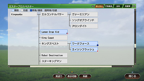 画像集#015のサムネイル/「Winning Post 9 2020」,進化して復活する「子孫継承システム」と,改善・強化される「絆コマンド」の最新情報が公開