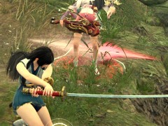 東洋風剣戟アクション「NARAKA: BLADEPOINT」のCBTレポートを掲載。バトロワに剣戟とパルクール要素を持ち込んだ野心作