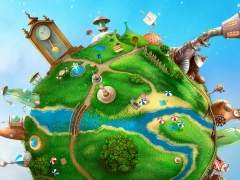 パズルを解いて,美しい星を復活させるSwitch用ソフト「タイニーバン・ストーリー」が3月5日に配信決定。3月11日までは50%OFFに