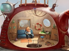 Switch「タイニーバン・ストーリー」の配信が本日スタート。絵本のような惑星“タイニープラネット”でパズルに挑戦