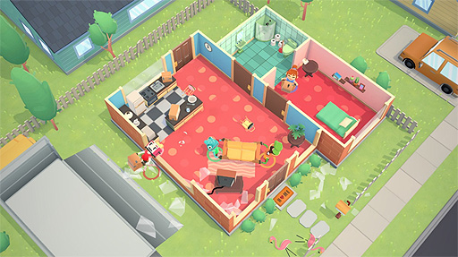 画像集#004のサムネイル/「引っ越し」をテーマにしたパーティーゲーム「Moving Out」のPS4とSwitch向け日本語パッケージ版が4月29日発売へ