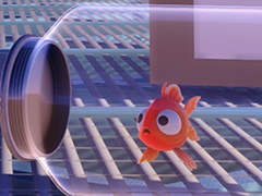 Bossa Studiosの物理系へんてこADV「I Am Fish」は今夏リリースへ。ペットショップの水槽で暮らしていた4匹の魚が,海を目指して大冒険