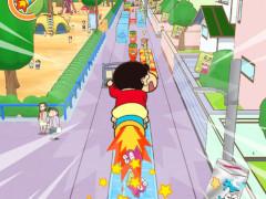「クレヨンしんちゃん ちょ〜嵐を呼ぶ 炎のカスカベランナー!! Z」の配信がスタート。3月27日から4月2日まで毎日“きんのたま30こ”をプレゼント