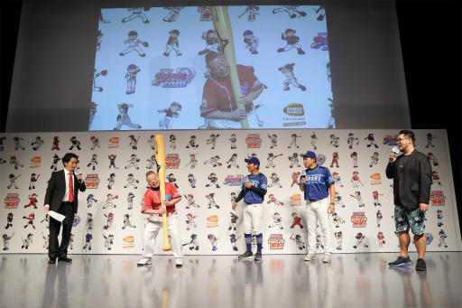 画像集#011のサムネイル/「プロ野球 ファミスタ 2020」リアルガチ発表会をレポート。ナムコスターズの超大物助っ人，出川哲朗選手の球速はなんと160km/h!?