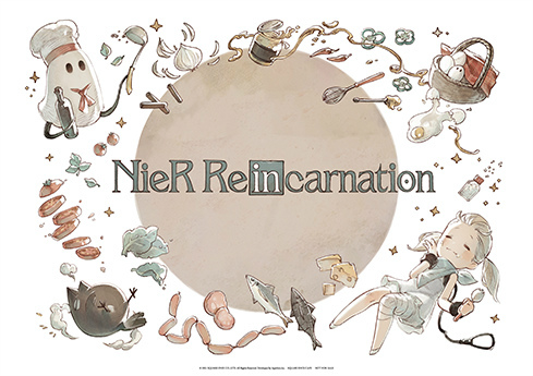 #001Υͥ/NieR Re[in]carnationסSQUARE ENIX CAFEȤΥܥե828곫