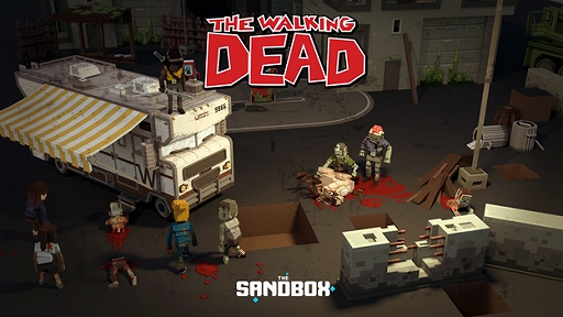 画像集#002のサムネイル/ゲームメイキングプラットフォーム「The Sandbox」に“ウォーキング・デッド”のアセットが登場