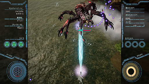 画像集#008のサムネイル/植民惑星で邪悪な怪物達と戦う弾幕STG「Mars: Chaos Menace」,PS4版とSwitch版が4月30日にリリースへ