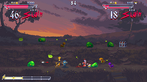 画像集#004のサムネイル/スマホで人気を博した「Slayin」の続編「Slayin 2」がSwitchで本日配信開始。シンプルな操作で楽しめるアクションRPG