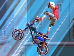 Switch用ソフト「アーバントライアル トリッキー」が2020年夏に配信。バイクでアクロバティックなコースを駆け抜けろ