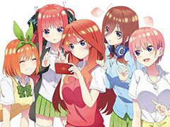 「五等分の花嫁 五つ子ちゃんはパズルを五等分できない。」で事前登録が受け付け中。32万人突破でガチャ10回分のコインを配付