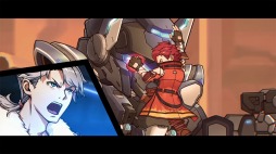 画像集#003のサムネイル/ロボット2Dアクション「ハードコア・メカ Nintendo Switch Edition」が10月に発売。人型機動兵器が火星の戦場を疾走する