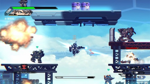画像集#004のサムネイル/ロボット2Dアクション「ハードコア・メカ Nintendo Switch Edition」が10月に発売。人型機動兵器が火星の戦場を疾走する
