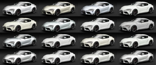 画像集#001のサムネイル/「グランツーリスモ7」の白って,200色以上あんねん。実車の測定データによって再現されたこだわりの“白”を一挙掲載